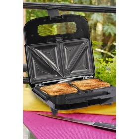 Resim Goldmaster Trimax 4’ü Bir Arada Çıkarılabilir Mini Tost Izgara Waffle Sandviç Makinesi GM7452 