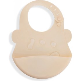 Resim Babyjem Silikon Mama Önlüğü Ekru 