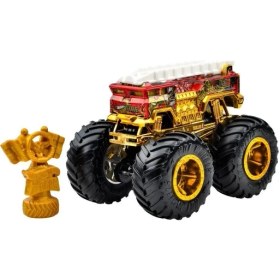 Resim JDV96 Monster Trucks Bıg Foot Trophy Şampiyonları Tekli Araba - 5 Alarm JDW00 