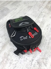 Resim Dot Cycle Depo Üstü Suya Dayanıklı Mıknatıslı Askı Kayış ve Kancalı Motosiklet Çantası 