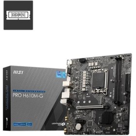 Resim Msı Pro H610M-G Ddr5 5600MHZ 1xvga 1xhdmı 1xdp 1xm.2 USB 3.2 Matx 1700P (12. / 13. ve 14. Nesil Işlemci Uyumlu) 
