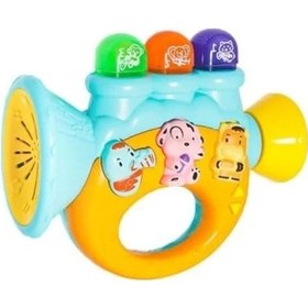Resim Işıklı Ve Müzikli Bebek Trompet, Eğlenceli Müzik Deneyimi 
