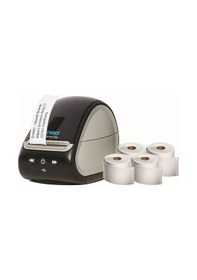 Resim Dymo Etiket Makinesi Label Wrıter 550 Promosyonlu 2147591 4 Rulo 