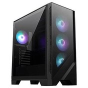 Resim MSI MAG FORGE 320R AIRFLOW Temperli Cam 4x120mm ARGB Fan ATX Gaming Bilgisayar Kasası 