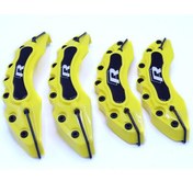 Resim Volkswagen Logolu Uyumlu Yedek Parça Kaliper Kapağı Sarı 4 Parça 