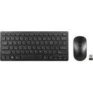 Resim TahTicMer Kablosuz Wireless Taşınabilir Klavye Mouse Set Siyah 