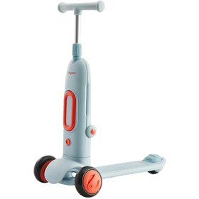 Resim Vilotte Manuel Çocuk Scooter, Işıklı Tekerlekli, 4 Kademeli Yükseklik Ayarlı 