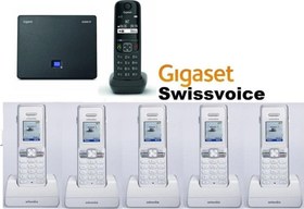 Resim AS690 IP 6 Dahili Swissvoice Kablosuz Telefon Santrali 