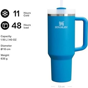 Resim Stanley Quencher Pipetli Termos Bardak, 0.89 L 