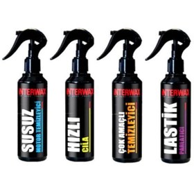 Resim İnterwax Interwax Klima Temizleme Klima Fresh 4'lü Oto Bakım Seti 