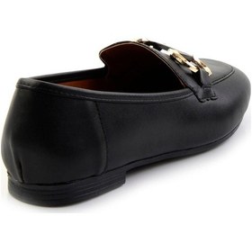 Resim Siyah Kadın Loafer Ayakkabı K01140003809 Siyah 