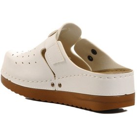 Resim Beyaz Anatomik Unisex Sabo Terlik 07-008 G Beyaz 