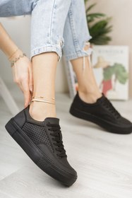 Resim devrialemshoes CH015 CST First Edition Kadın Ayakkabı SIYAH 
