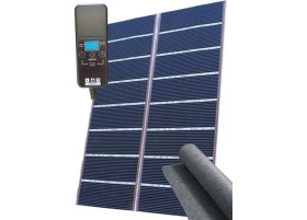 Resim 180CM En Karbon Film Isıtıcı Halı Altı Isıtıcı Zaman Ayarlı Dijital Termostatlı Keçeli 