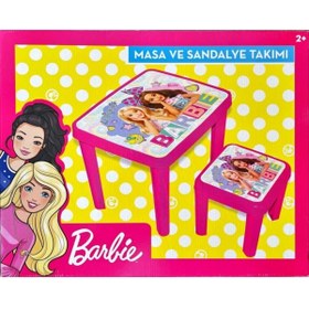 Resim MERCAN OYUNCAK Barbie Masa Sandalye Takımı 