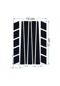 Resim Şerit Tasarımlı Floresan Turuncu Motosiklet Kask Sticker Çınar Extreme 