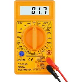 Resim Zhltools Dijital Avometre Multimetre Ölçü Aleti Akım Ölçer Dt-830b 