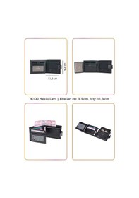 Resim Grande Hakiki Deri Erkek Cüzdan Taba 1525 Taba 