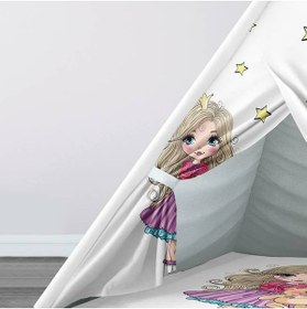 Resim instababyrooms Çocuk Oyun Çadırı Prenses Dijital Baskılı 