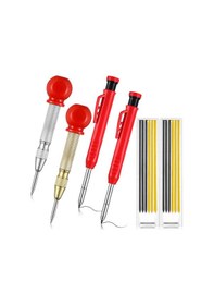 Resim İnşaat İçin Dahili Kalemtıraşlı Marangoz Çizme Seti 2 Parça 