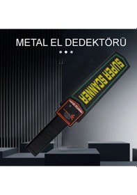 Resim Techtic Scanner Metal Üst Arama El Dedektörü Güvenlik Havaalanı 