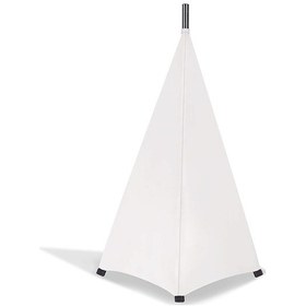 Resim Ximistore9 Beyaz Tripo Korumalı Kumaş Kapak - 3 Yönlü Kapalı, Sahne Ve Etkinlikler İçin Hoparlör/işık Standı Koruyucu Stand Dahil Değil 10.1" 