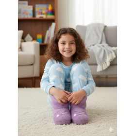 Resim ThreeLife Store Threelife, Kız Çocuk Ev Botu, Panduf 