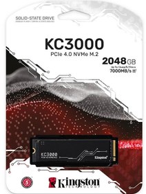 Resim Kingston KC3000 M2 2 TB M.2 7000 MB\u002Fs 7000 MB\u002Fs SSD 