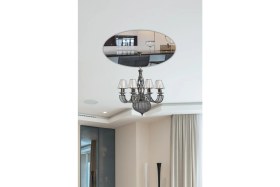 Resim Normadia Düz Çap 50CM Ayna Avize Göbeği, Modern ve Şık Tasarım 