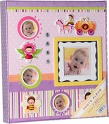 Resim Rabsev 10 15 cm 180 Fotoğraf Kapasiteli Lüks Kutulu Bebek Fotoğraf Albümü RS63601-M 