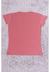 Resim Hçm Kız Çocuk Tshirt Youth Baskılı Bisiklet Yaka C39 Pudra 