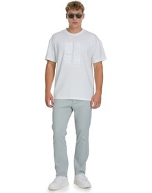 Resim Hatemoğlu Gri Regular Fit Yandan Cepli Kanvas Pantolon 34598 Gri 