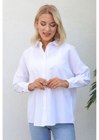 Resim Basic Model Gömlek Beyaz-beyaz Beyaz 