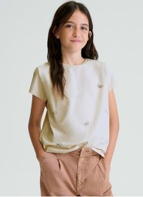 Resim Mayoral Kız Çocuk T-shirt 854 Krem 