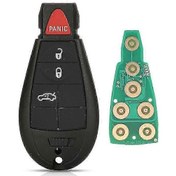 Resim Chrysler Jeep Dodge İçin 433mhz Uzaktan Kumandalı Anahtarlık - M3n5wy783x Karavan/yolculuk Anahtarı Boş B Stili Ram İçin 