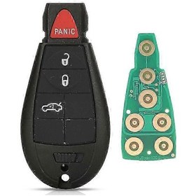 Resim Chrysler Jeep Dodge İçin 433mhz Uzaktan Kumandalı Anahtarlık - M3n5wy783x Karavan/yolculuk Anahtarı Boş B Stili Ram İçin 