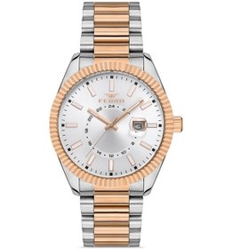 Resim Ferro F11288A-E 43 mm Silver/rose Erkek Kol Saati 
