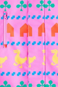 Resim Printed Kız Çocuk Kayak Montu Pembe - Pembe / Y 4/5 