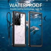 Resim Cloudstore Samsung UyumluGalaxy S23+ İçin Su Geçirmez Dalış Kılıfı Su Altı Fotoğrafçılık Yüzme Spor Kapağı Siyah 