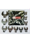 Resim Usa Craftsman 3-8" Karga Ayağı Anahtar Takımı İnç Set 10 Parça 