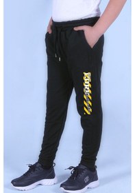 Resim 3'lü Stronger-core-we Are Baskılı Erkek Çocuk Çift Cepli Füme-siyah-lacivert Eşofman Altı Çok Renkli 