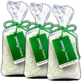 Resim Tuzcu Ahmet 3 Adet 1 KG İri Taneli Kristal Çankırı Kaya Tuzu Yeşi 