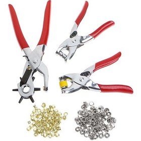 Resim Kemer Perçin Kuş Gözü Çıt Çıt Delme Ve Çakım Seti 3 Lü Set 