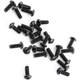 Resim Wezone M3 Allyuminyum Hexagon Yuvarlak Baş Somun Ve Somun Seti 250 Adet - Ev, Ofis Ve Endüstriyel Tırnaklı Fikstürler 