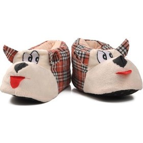 Resim Kiremit-bej Kadın Panduf Köpekli Panduf G Kiremit-bej Bej - Kiremit 