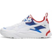 Resim PUMA BMW MMS Trinity 307949-04 ERKEK Beyaz-Pop Red Günlük Sneaker Ayakkabı 