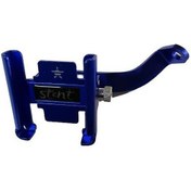 Resim Motosiklet Telefon Tutucu Ayarlı Ayna Bağlantı Mavi 