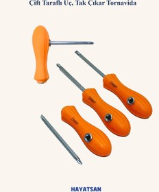 Resim HAYATSAN Çift Taraflı Uç, Tak Çıkar Tornavida 