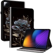 Resim Puluzdg Xiaomi Pad 7 / Pad 7 Pro Için Boyalı Deri Kılıf (Yurt Dışından) 