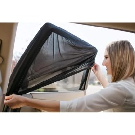 Resim Lidyahan Store Oto Güneşlik Perde Araba Yan Cam Perdesi Güneş Önleyici Araç Içi Güneşliği Için Sinekliği Koruyucu Örtü Arka Koltuk Perdesi (2 Adet) 